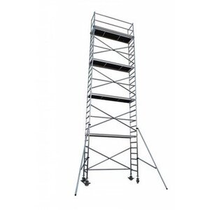 Euro rolsteiger 75 x 190 x 10,2m werkhoogte met lichtgewicht platform