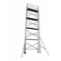 Euroscaffold Euro rolsteiger 75 x 305 x 10,2m werkhoogte met lichtgewicht platform