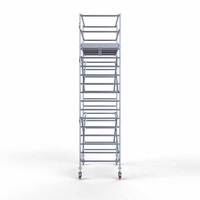Euroscaffold Euro rolsteiger 135 x 250 x 6,2m werkhoogte met lichtgewicht platform