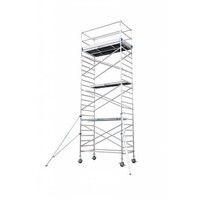 Euroscaffold Euro rolsteiger 135 x 190 x 8,2m werkhoogte met lichtgewicht platform
