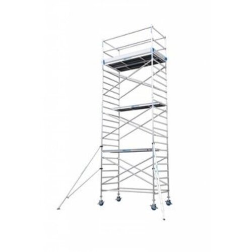 Euroscaffold Euro rolsteiger 135 x 250 x 8,2m werkhoogte met lichtgewicht platform