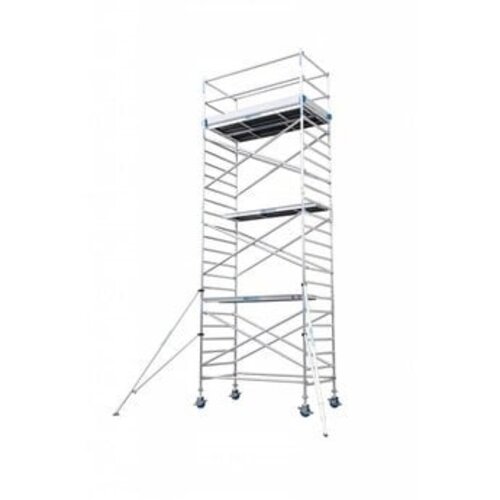 Euroscaffold Euro rolsteiger 135 x 305 x 8,2m werkhoogte met lichtgewicht platform
