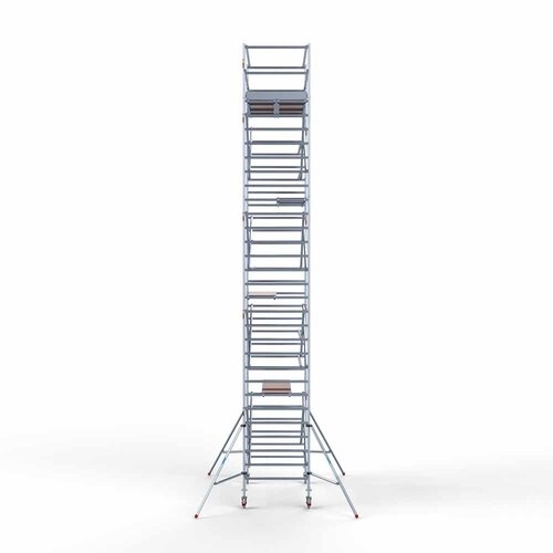 Euroscaffold Euro rolsteiger 135 x 250 x 10,2m werkhoogte met lichtgewicht platform