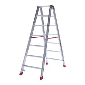 Euroline Dubbele Trap 2x7 (max. werkhoogte 3,61 m) Euroline Dubbele Trap 2x7 (max. werkhoogte 3,61 m)