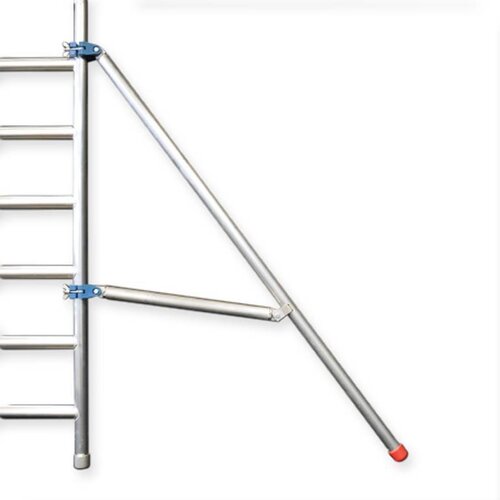 Euroscaffold Rolsteiger Euro 135 x 305 x 10,2m werkhoogte incl. lichtgewicht platform + enkele voorloopleuning