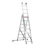 Altrex Altrex All Round driedelige ladder ongecoat 3x7 treden