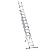 Altrex Altrex All Round driedelige ladder ongecoat 3x9 treden