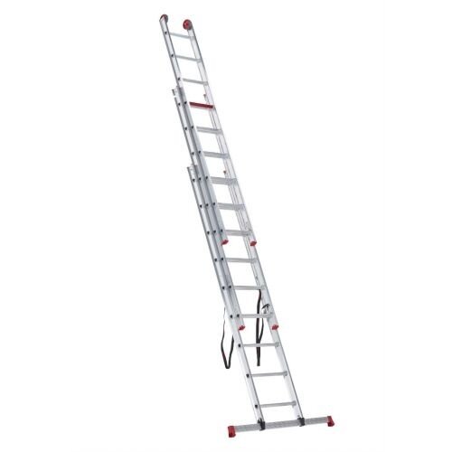 Altrex Altrex All Round driedelige ladder ongecoat 3x9 treden