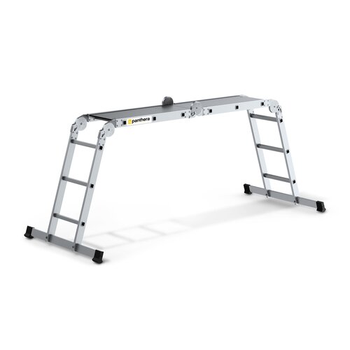 Vouwladder 4 x 3 treden met platform