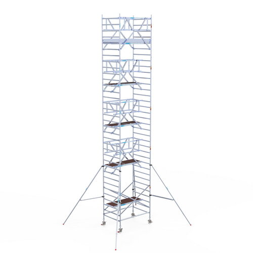 Euroscaffold Rolsteiger Professional 135x190 11,2m werkhoogte dubbele voorloopleuning