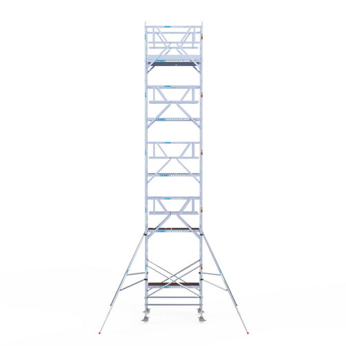 Euroscaffold Rolsteiger Professional 135x190 11,2m werkhoogte dubbele voorloopleuning