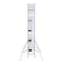 Euroscaffold Rolsteiger Professional 135x190 11,2m werkhoogte dubbele voorloopleuning