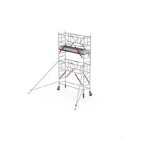 Altrex Rolsteiger RS TOWER 51-S met Safe-Quick® 2 Guardrail en Fiberdeck – 75x185 5,2m werkhoogte