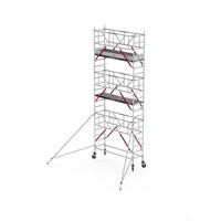 Altrex Rolsteiger RS TOWER 51-S met Safe-Quick® 2 Guardrail en Fiberdeck – 75x185 7,2m werkhoogte