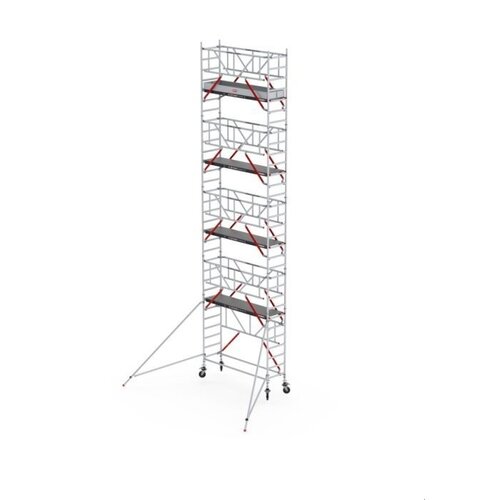 Altrex Rolsteiger RS TOWER 51-S met Safe-Quick® 2 Guardrail en Fiberdeck – 75x185 10,2m werkhoogte