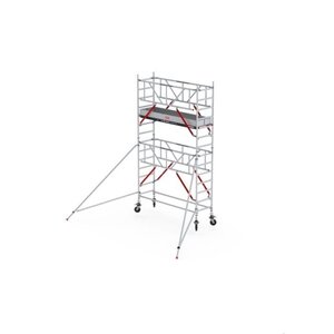 Rolsteiger RS TOWER 51-S met Safe-Quick® 2 Guardrail – 75x245 5,2m werkhoogte