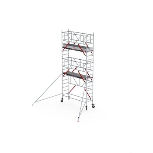Altrex Rolsteiger RS TOWER 51-S met Safe-Quick® 2 Guardrail – 75x245 6,2m werkhoogte
