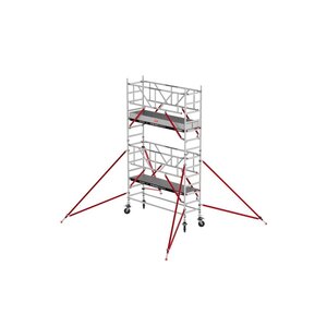 Rolsteiger RS TOWER 51-S met Safe-Quick® 2 Guardrail en Fiberdeck – 75x245 5,2m werkhoogte