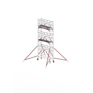 Rolsteiger RS TOWER 51-S met Safe-Quick® 2 Guardrail en Fiberdeck – 75x245 7,2m werkhoogte