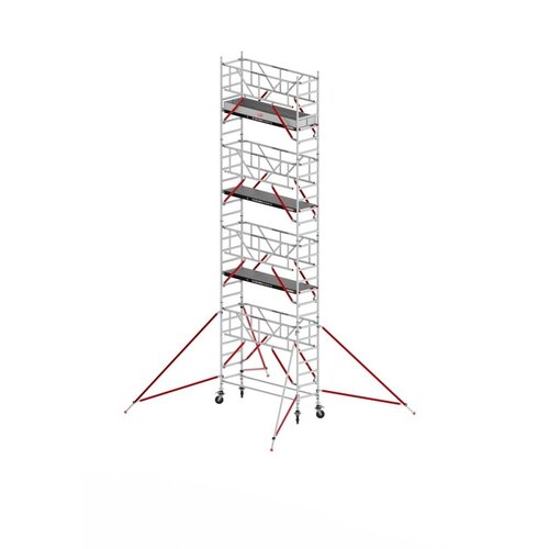 Altrex Rolsteiger RS TOWER 51-S met Safe-Quick® 2 Guardrail en Fiberdeck – 75x245 9,2m werkhoogte