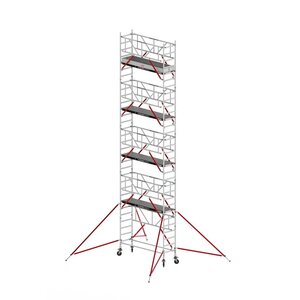Rolsteiger RS TOWER 51-S met Safe-Quick® 2 Guardrail en Fiberdeck – 75x245 10,2m werkhoogte