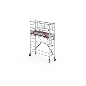 Rolsteiger RS TOWER 51-S met Safe-Quick® 2 Guardrail – 75x305 4,2m werkhoogte