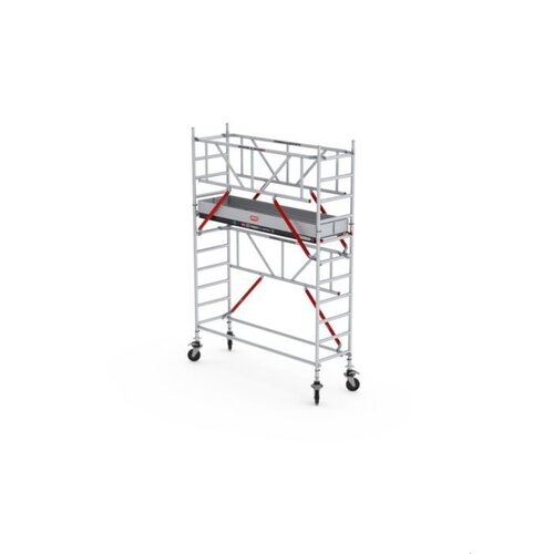 Altrex Rolsteiger RS TOWER 51-S met Safe-Quick® 2 Guardrail – 75x305 4,2m werkhoogte
