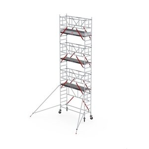 Rolsteiger RS TOWER 51-S met Safe-Quick® 2 Guardrail – 75x305 8,2m werkhoogte