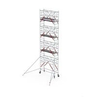Altrex Rolsteiger RS TOWER 51-S met Safe-Quick® 2 Guardrail en Fiberdeck – 75x305 9,2m werkhoogte