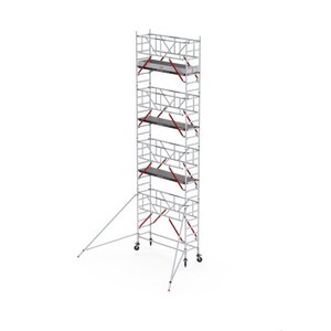Rolsteiger RS TOWER 51-S met Safe-Quick® 2 Guardrail en Fiberdeck – 75x305 9,2m werkhoogte