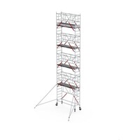 Altrex Rolsteiger RS TOWER 51-S met Safe-Quick® 2 Guardrail en Fiberdeck – 75x305 10,2m werkhoogte