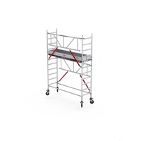 Altrex Rolsteiger RS TOWER 51 PLUS-S met Safe-Quick® 2 Guardrail en Fiberdeck – 90x185 4,2m werkhoogte