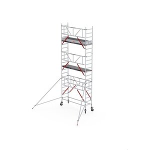 Rolsteiger RS TOWER 51 PLUS-S met Safe-Quick® 2 Guardrail – 90x245 7,2m werkhoogte