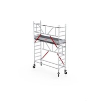 Altrex Rolsteiger RS TOWER 51 PLUS-S met Safe-Quick® 2 Guardrail en Fiberdeck – 90x245 4,2m werkhoogte