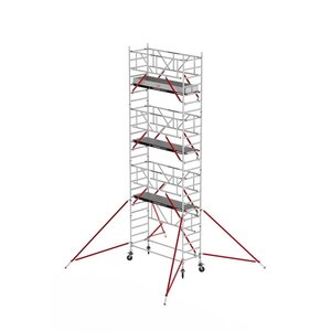 Rolsteiger RS TOWER 51 PLUS-S met Safe-Quick® 2 Guardrail en Fiberdeck – 90x245 8,2m werkhoogte