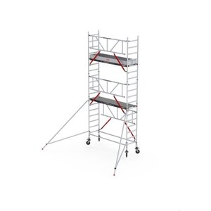 Rolsteiger RS TOWER 51 PLUS-S met Safe-Quick® 2 Guardrail en Fiberdeck – 90x305 6,2m werkhoogte