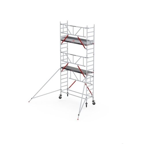 Altrex Rolsteiger RS TOWER 51 PLUS-S met Safe-Quick® 2 Guardrail en Fiberdeck – 90x305 6,2m werkhoogte