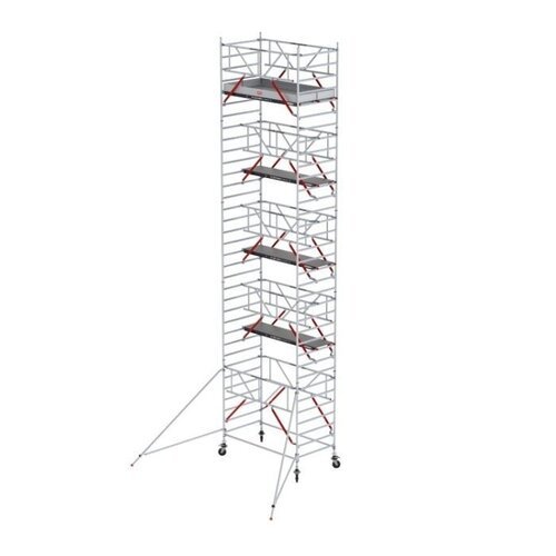 Altrex Rolsteiger RS TOWER 52-S met Safe-Quick® 2 Guardrail en Fiberdeck – 135x185 11,2m werkhoogte