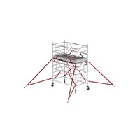 Altrex Rolsteiger RS TOWER 52-S met Safe-Quick® 2 Guardrail en Fiberdeck – 135x245 4,2m werkhoogte