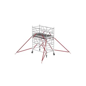 Rolsteiger RS TOWER 52-S met Safe-Quick® 2 Guardrail en Fiberdeck – 135x245 4,2m werkhoogte