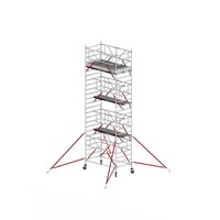 Altrex Rolsteiger RS TOWER 52-S met Safe-Quick® 2 Guardrail en Fiberdeck – 135x245 8,2m werkhoogte