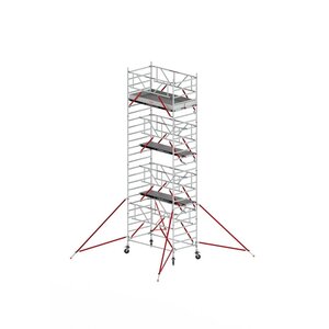 Rolsteiger RS TOWER 52-S met Safe-Quick® 2 Guardrail en Fiberdeck – 135x245 8,2m werkhoogte