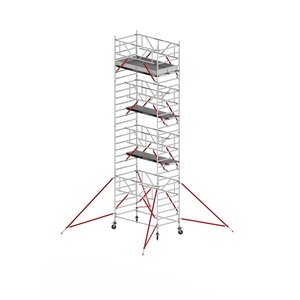 Rolsteiger RS TOWER 52-S met Safe-Quick® 2 Guardrail en Fiberdeck – 135x245 9,2m werkhoogte