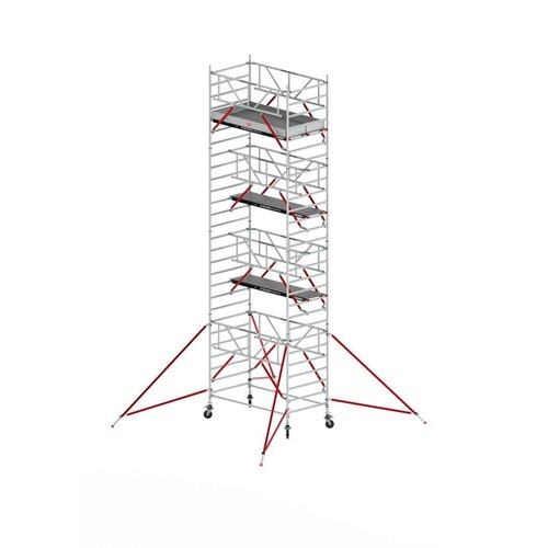 Altrex Rolsteiger RS TOWER 52-S met Safe-Quick® 2 Guardrail en Fiberdeck – 135x245 9,2m werkhoogte