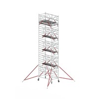 Altrex Rolsteiger RS TOWER 52-S met Safe-Quick® 2 Guardrail en Fiberdeck – 135x245 10,2m werkhoogte