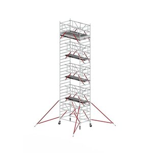 Rolsteiger RS TOWER 52-S met Safe-Quick® 2 Guardrail en Fiberdeck – 135x245 10,2m werkhoogte