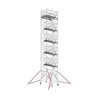 Altrex Rolsteiger RS TOWER 52-S met Safe-Quick® 2 Guardrail en Fiberdeck – 135x245 13,2m werkhoogte