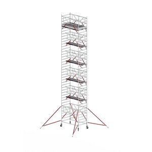Rolsteiger RS TOWER 52-S met Safe-Quick® 2 Guardrail en Fiberdeck – 135x245 13,2m werkhoogte