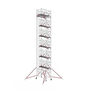 Rolsteiger RS TOWER 52-S met Safe-Quick® 2 Guardrail en Fiberdeck – 135x245 14,2m werkhoogte