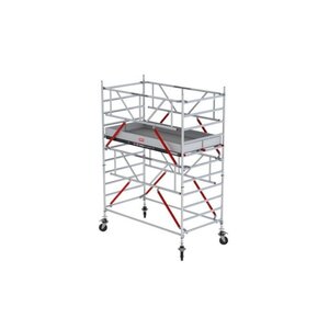 Rolsteiger RS TOWER 52-S met Safe-Quick® 2 Guardrail en Fiberdeck – 135x305 4,2m werkhoogte